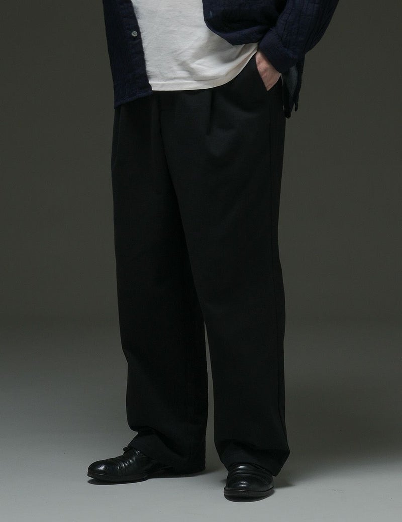 綿サテン裏起毛パンツ采振木（ざいふりぼく）