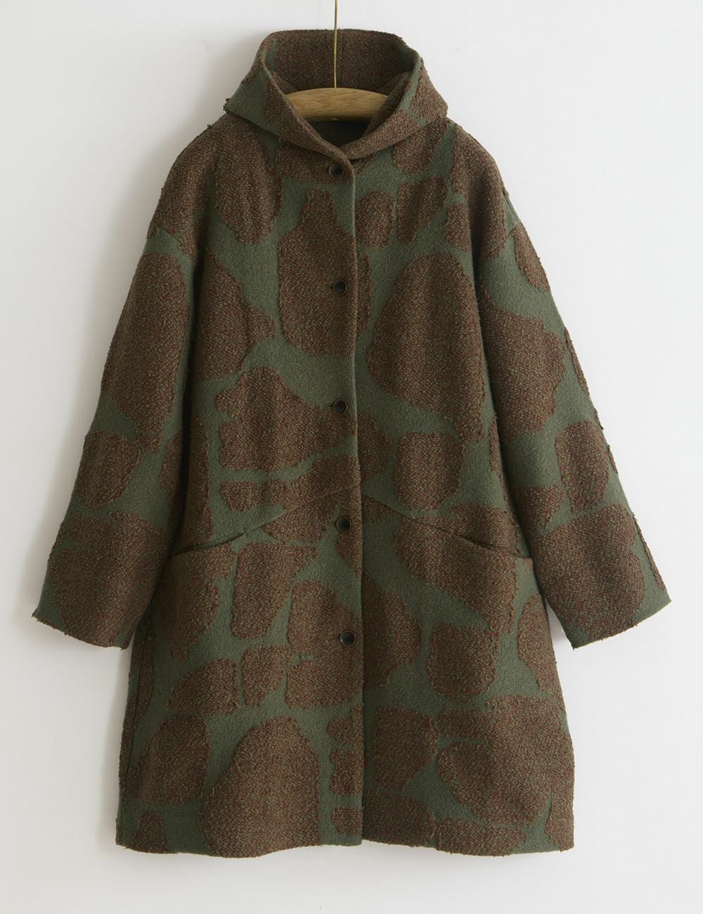 綿ウールいちょうジャガードジャケット好文木（こうぶんぼく） | 石見