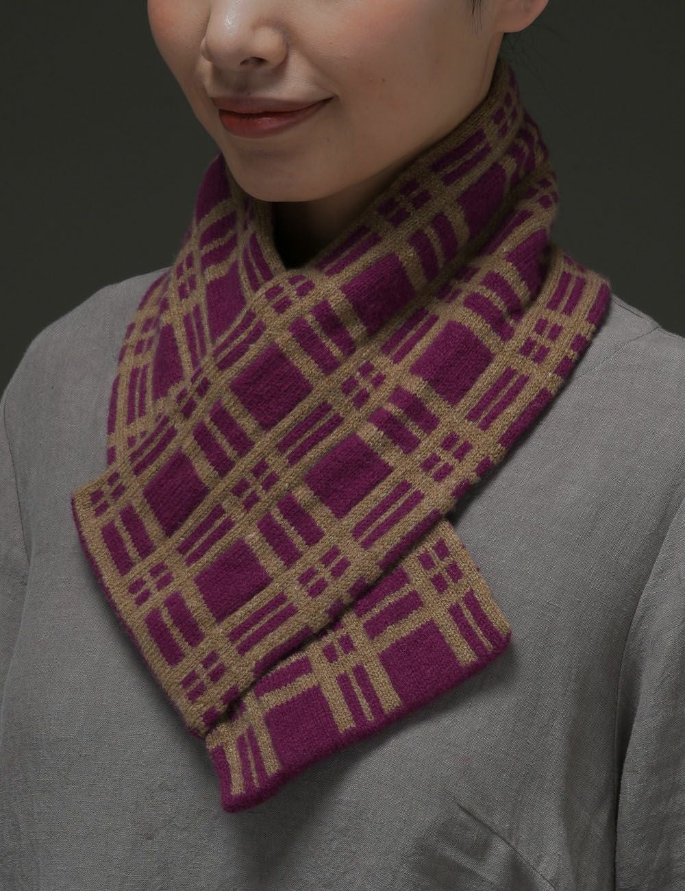 ミニマフラーチェック | 石見銀山 群言堂オンラインストア