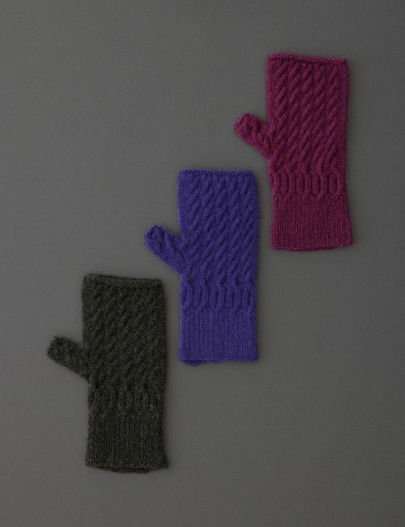 指なしウール手袋