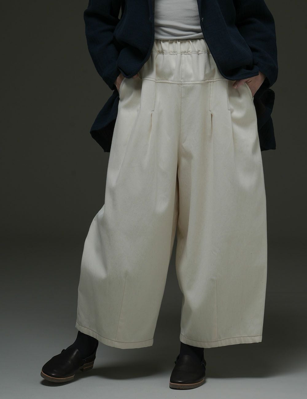 バイカラー二重織パンツ爆蘭（はぜらん） | 石見銀山 群言堂オンライン