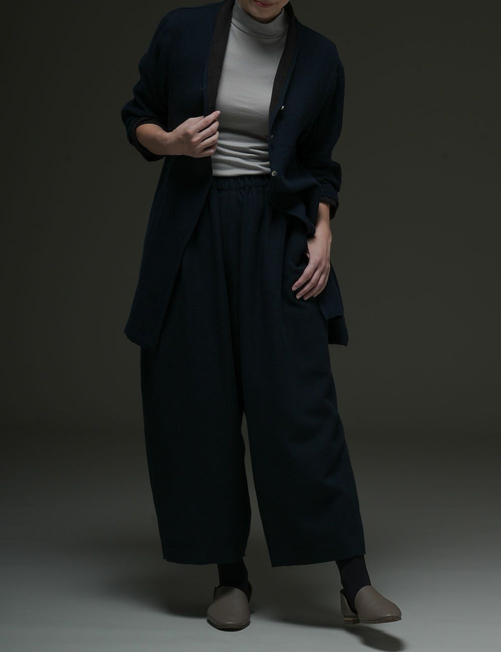 バイカラー二重織パンツ爆蘭（はぜらん） | 石見銀山 群言堂オンライン