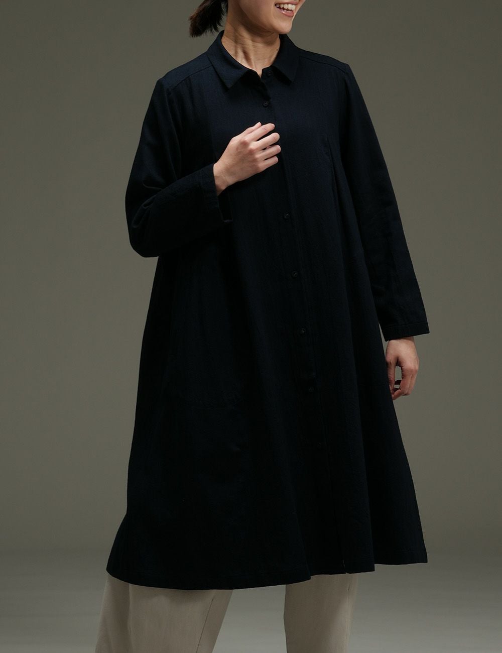 やわらかデニムジャケット深山霧島（みやまきりしま） | 石見銀山 群言