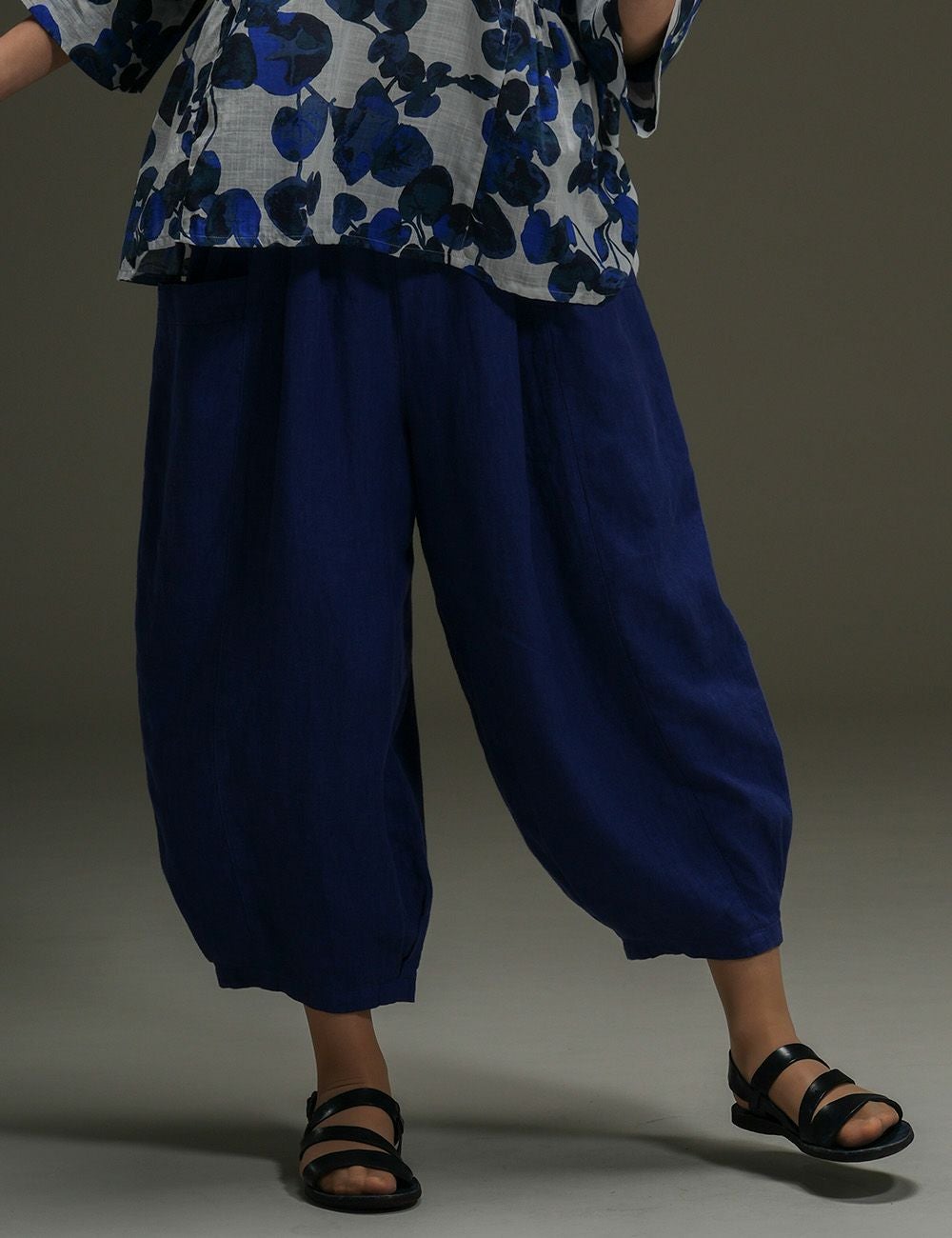 リネンパンツ蕗（ふき）