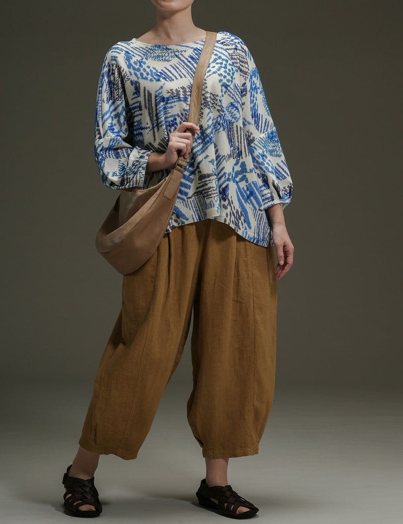 リネンパンツ蕗（ふき）