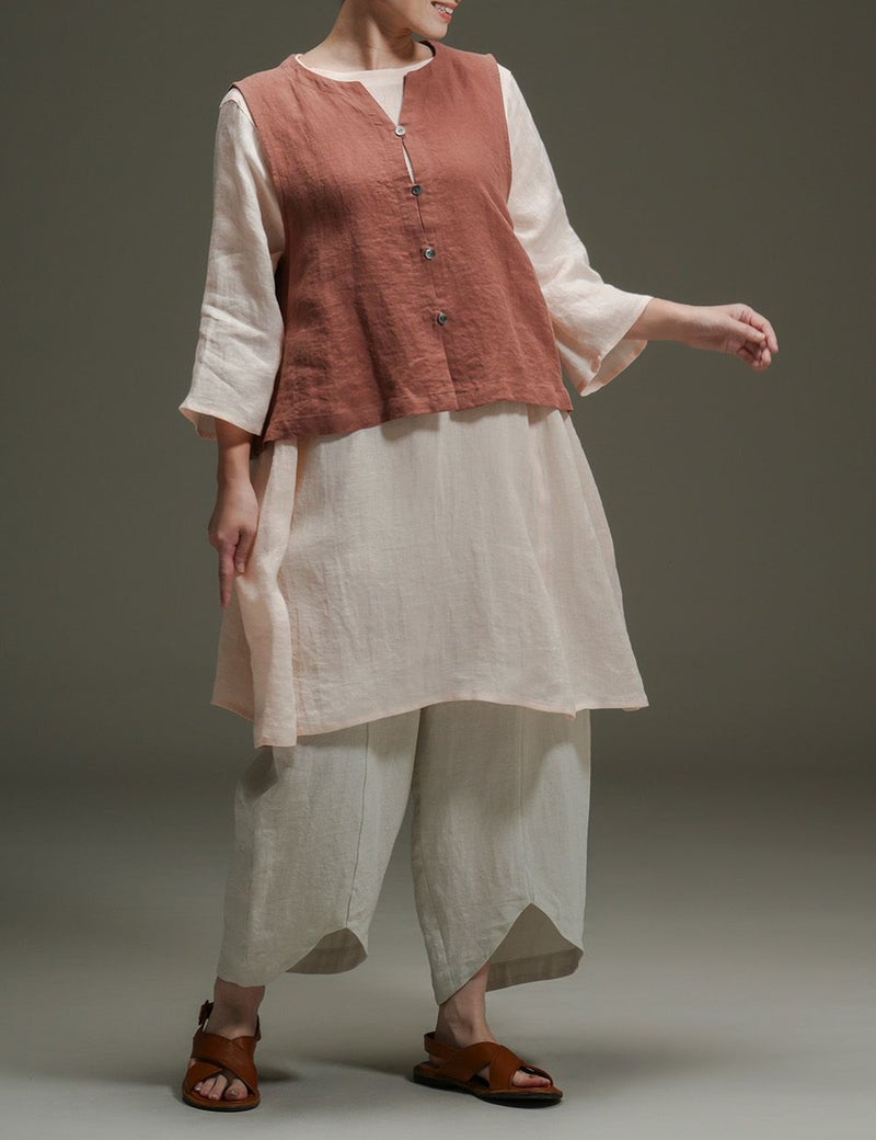 リネンパレットベスト