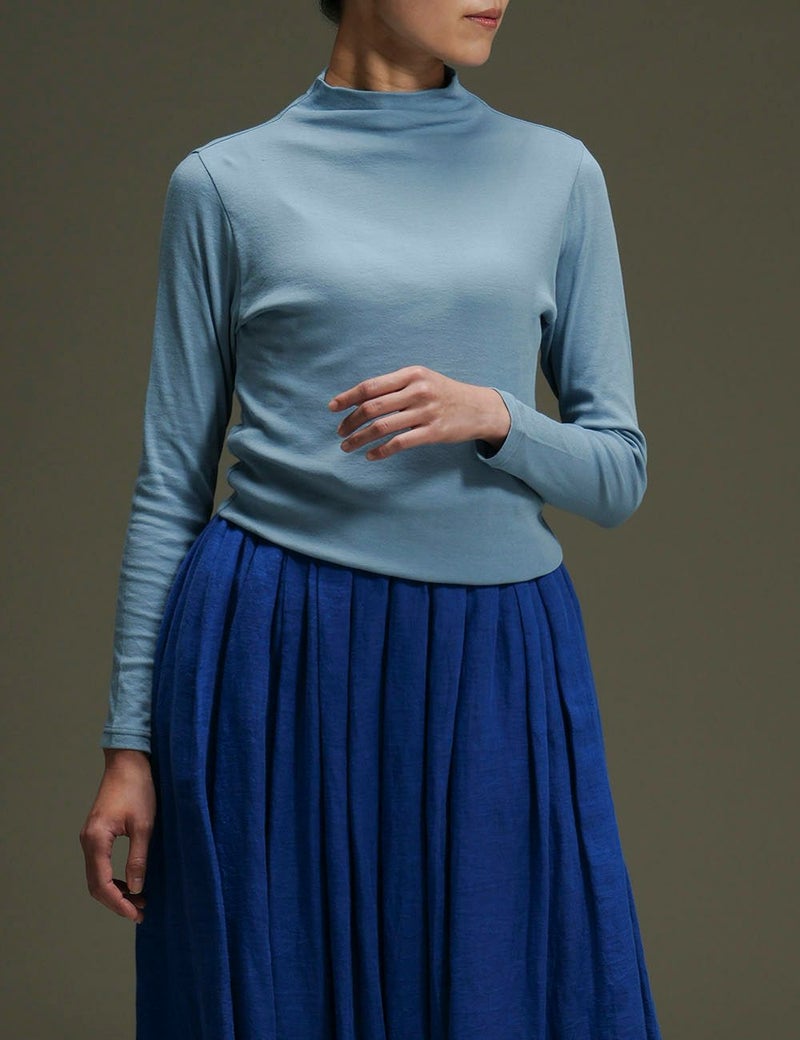 強撚ガーゼフライスプルオーバー穂躑躅（ほつつじ）