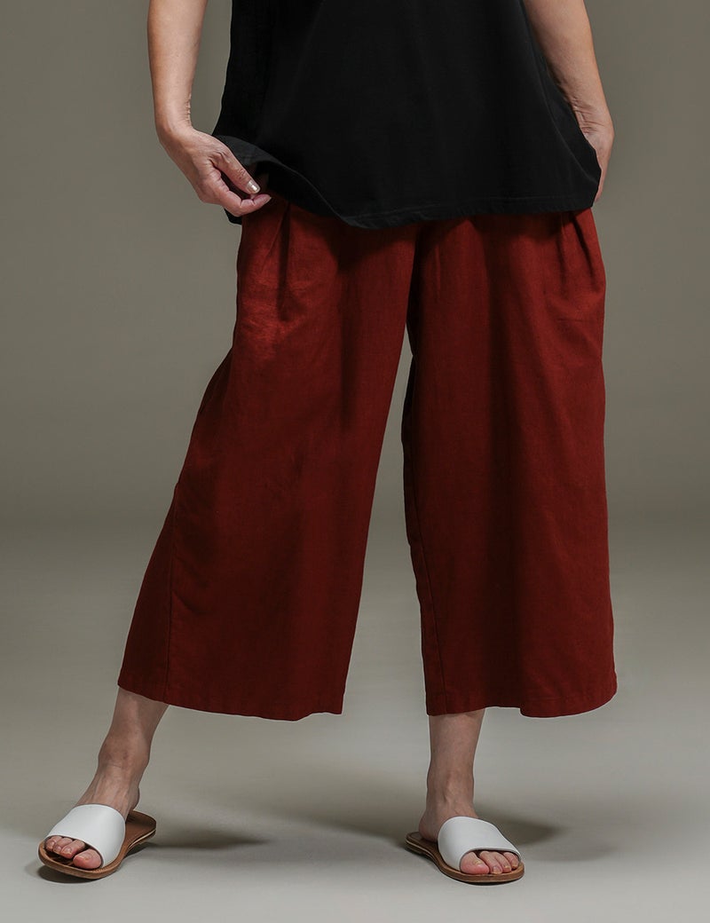 40リネンパンツ薄荷（はっか）