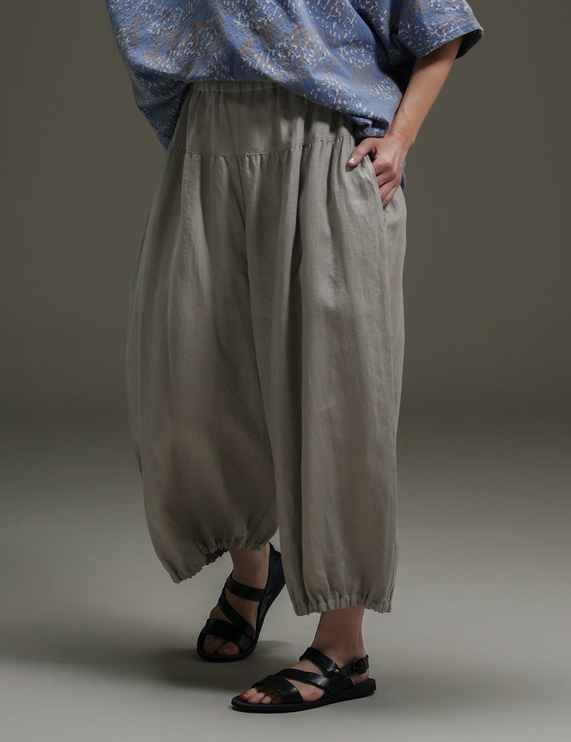 40リネンパンツ林檎（りんご）