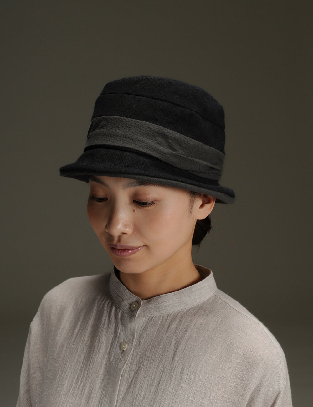 リネン切り替えハット