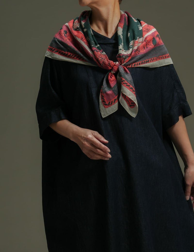 コットンスカーフ印花柄
