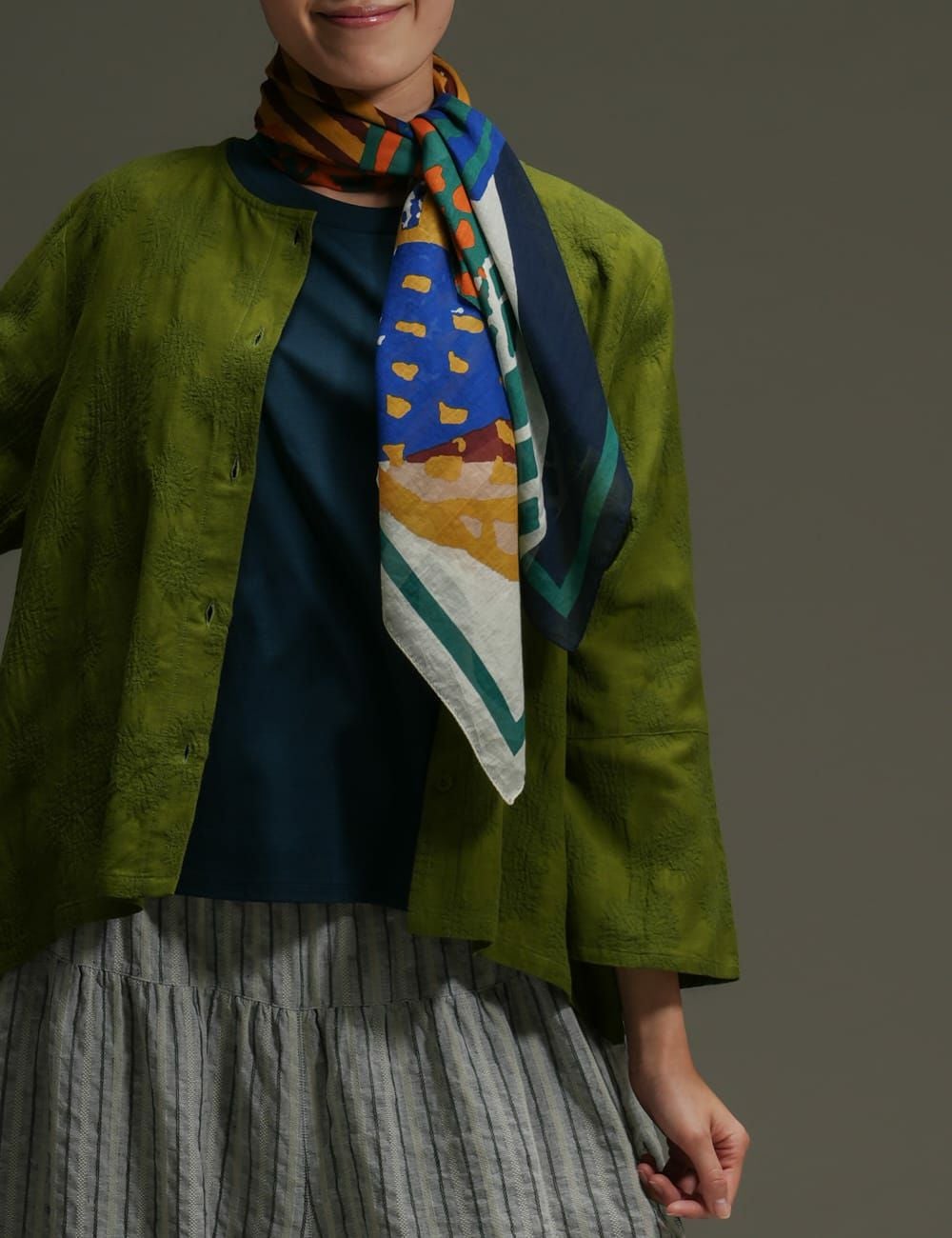 【とんじい】石見銀山　群言堂　大判ストール スカーフ・ストール | 石見銀山 群言堂オンラインストア