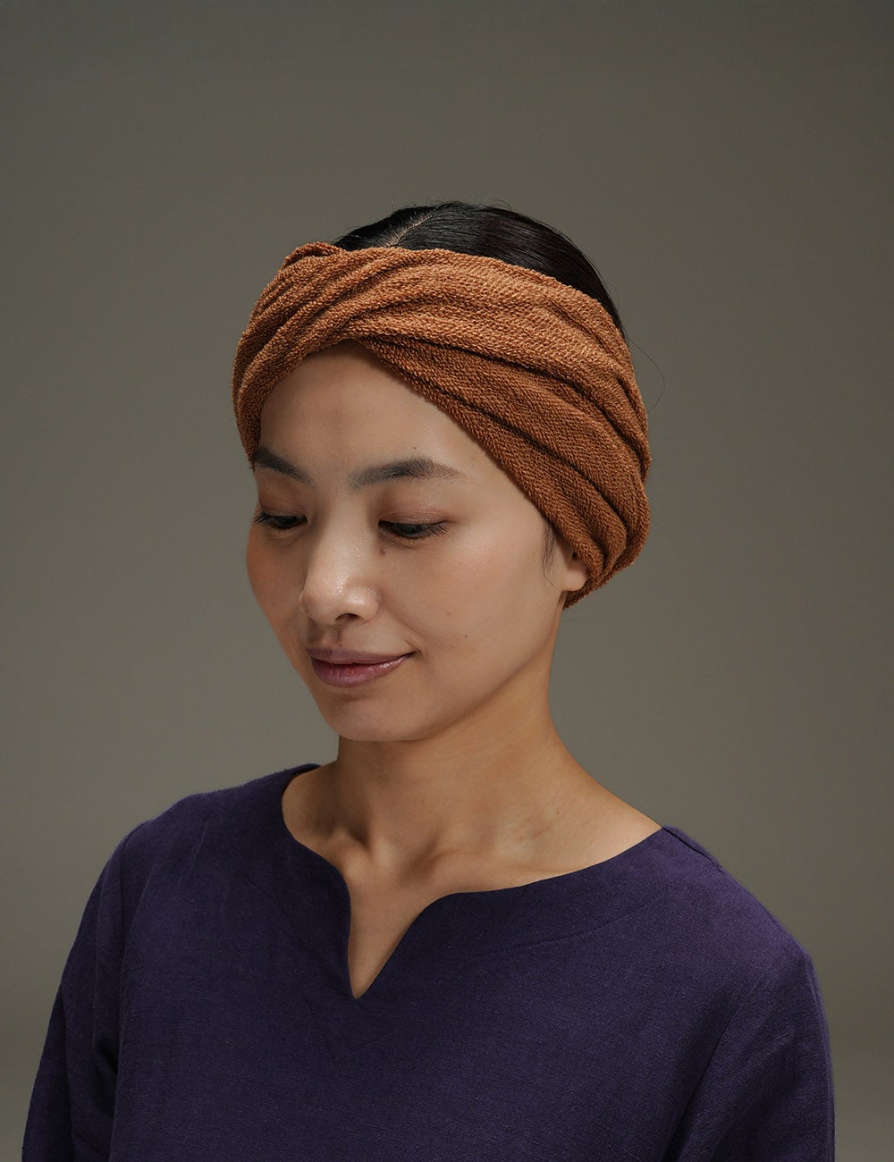 コットンリネンターバン