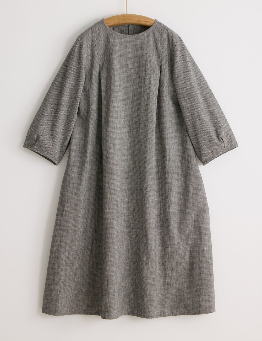 綿麻千鳥ワンピース姫一華（ひめいちげ） | 石見銀山 群言堂オンライン